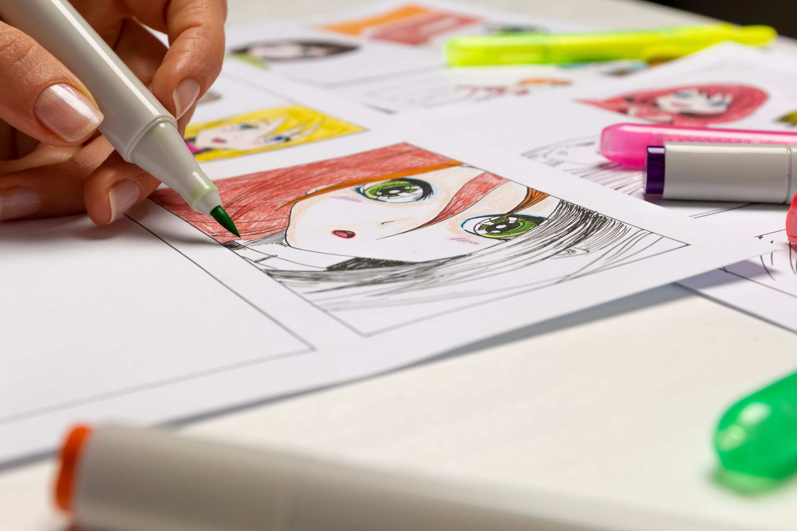 Les secrets de création des mangas : plongée dans le métier de mangaka.,