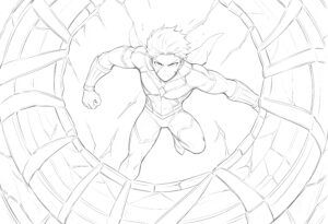 du noir et blanc à la couleur, histoire du manga