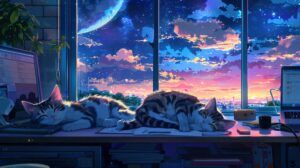 les animaux de compagnies dans les animés