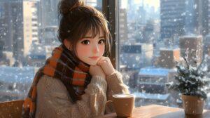 animé slice of life quand il fait froid