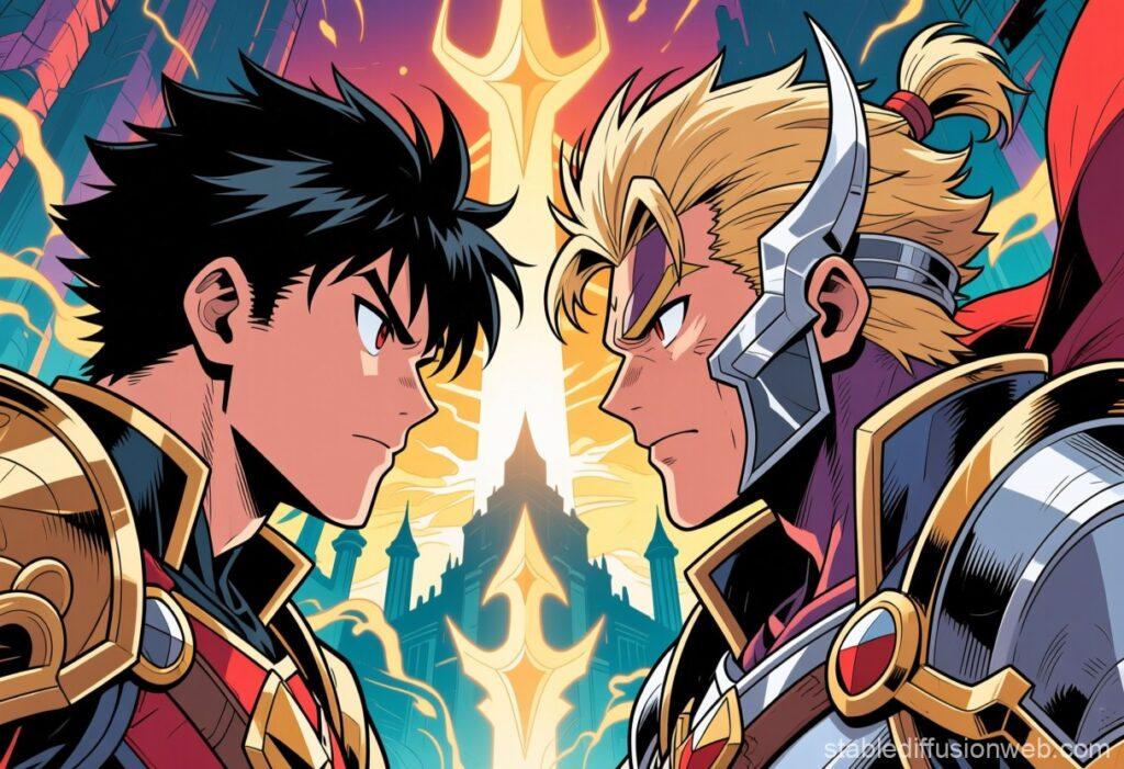rivalité manga iconique