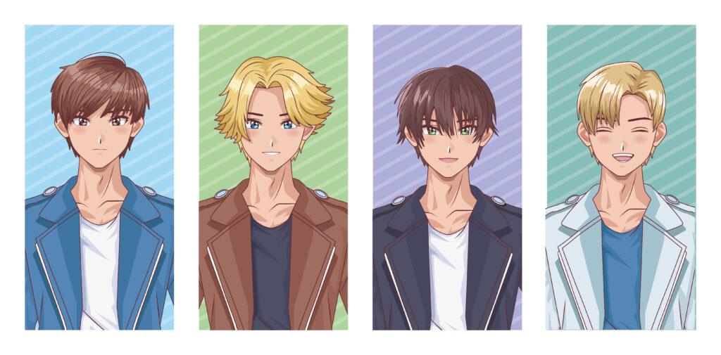 d'où viennent les personnages types d'animés